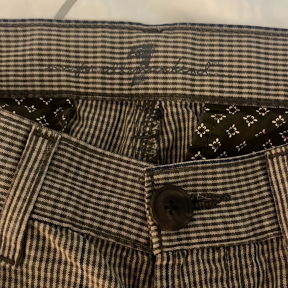 Seven 7 pants in brown / plaid